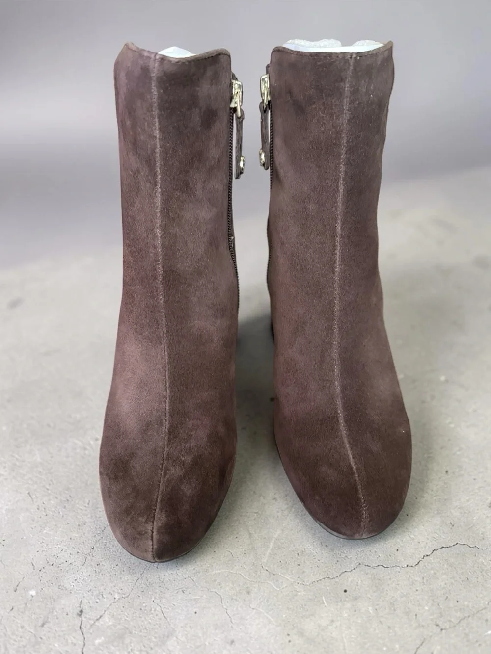 Isaac Mizrahi KAYLN Suede Wedge Bootie Size 8M